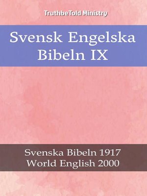 cover image of Svensk Engelska Bibeln IX
